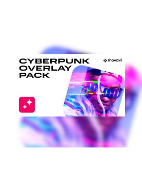 Movavi Video Editor 2023 - Cyberpunk Overlay Pack DLC Steam Key GLOBAL